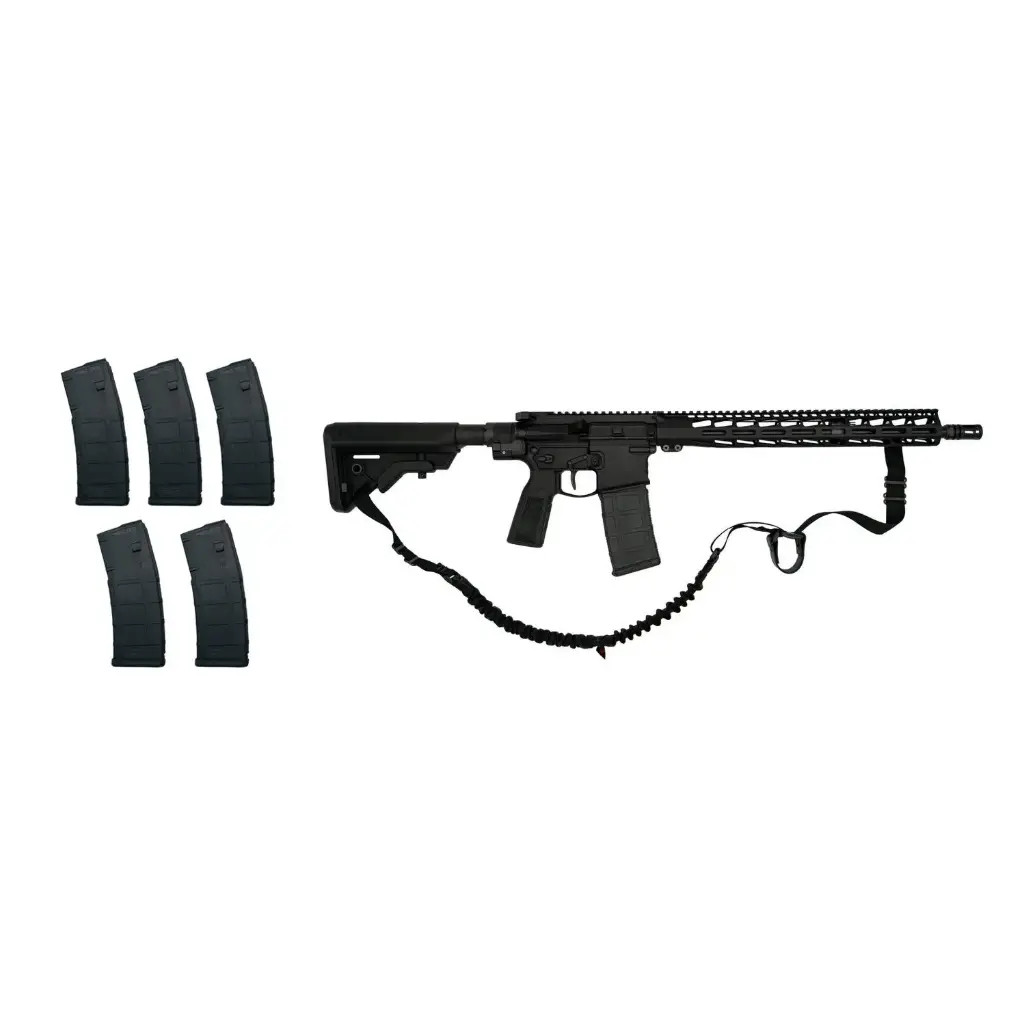 SA-15 Folding 16" PRO Rifle - 5.56 NATO, Includes 5 Additional PMAGs