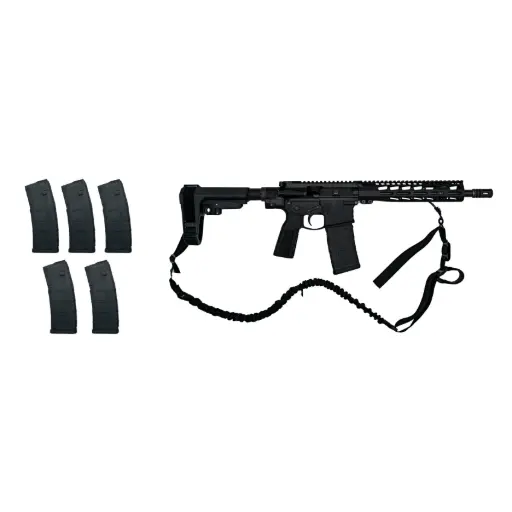 SA-15 Folding 11.5" Pro Pistol - 5.56 NATO, Includes 5 Additional PMAGs